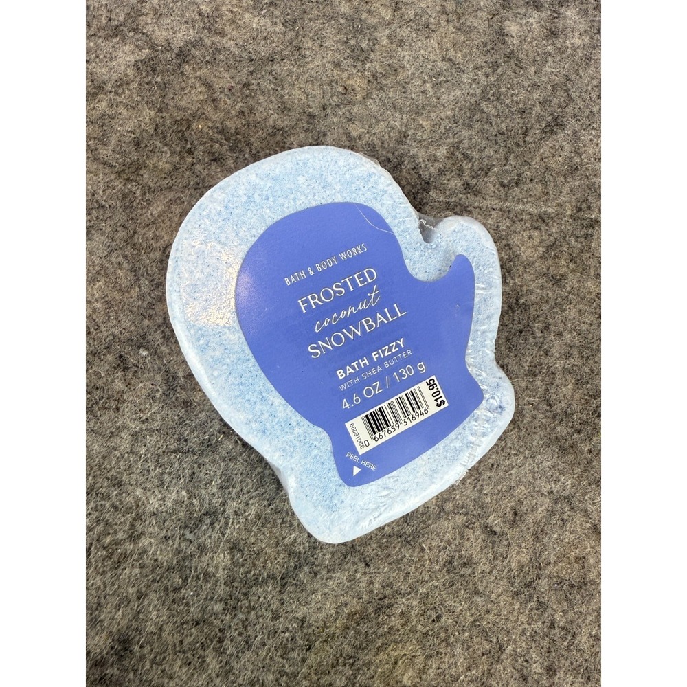 Bath & Body Works FROSTED COCONUT SNOWBALL Bath Fizzy NEW